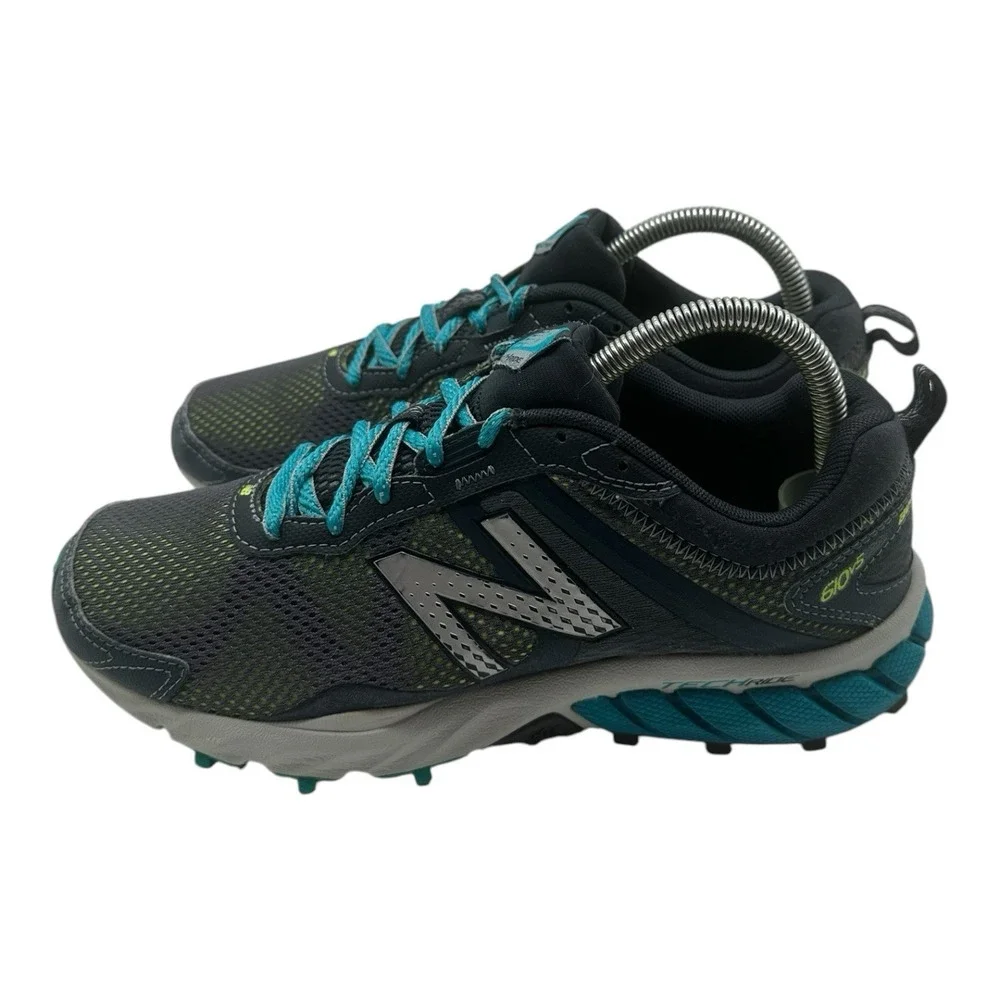 New‎ Balance Techride 610 V5 Shoes Women's Size 8 B Gray Blue Sneakers WT610LG5